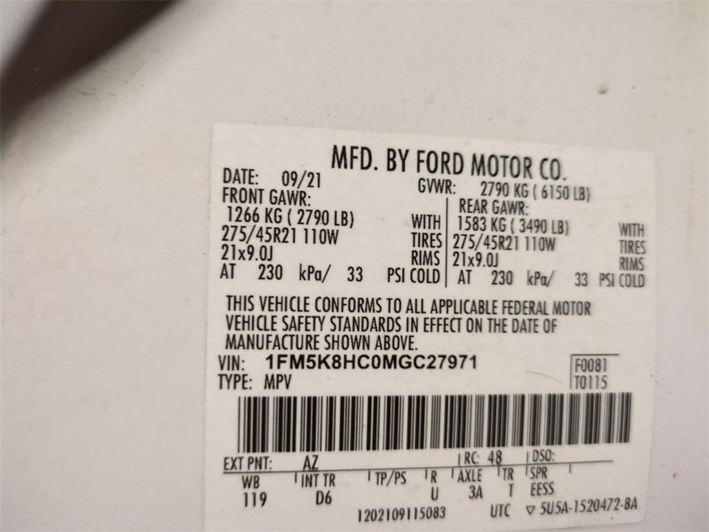 2021 Ford Explorer Platinum