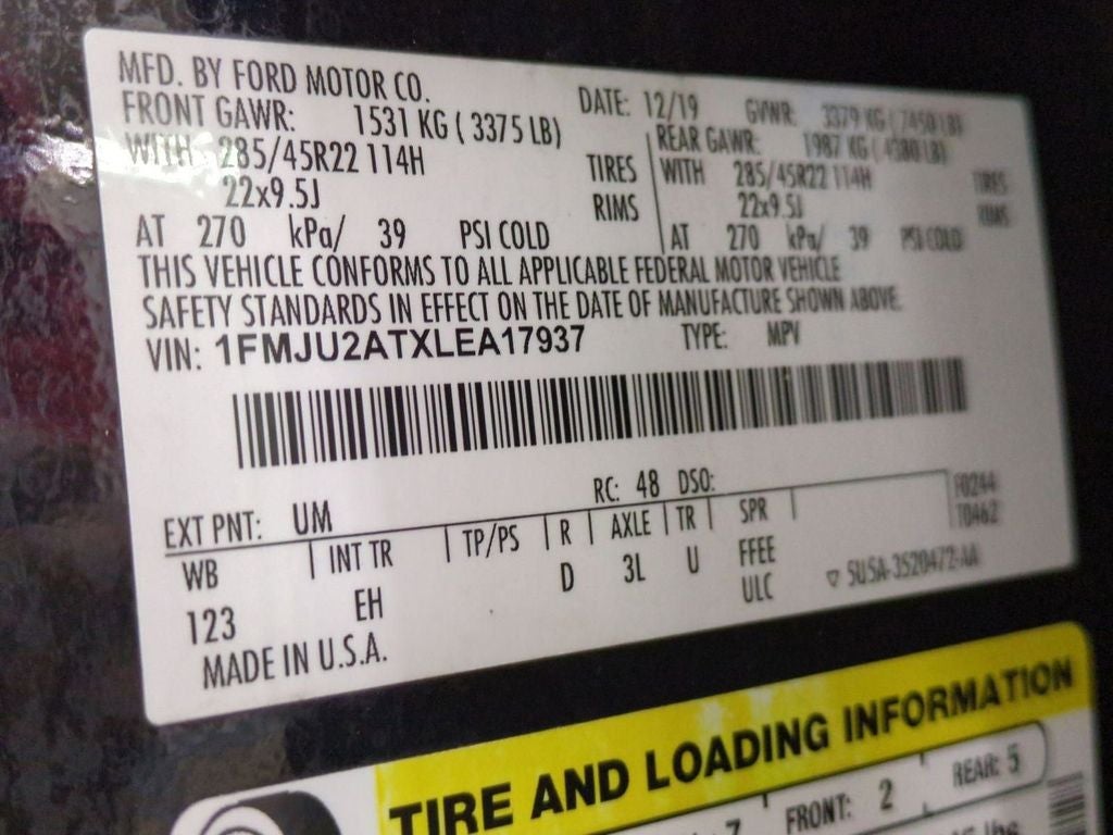 2020 Ford Expedition Limited