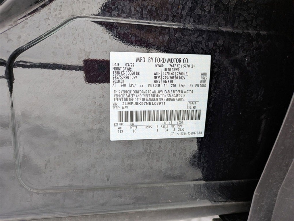 2022 Lincoln Nautilus Reserve