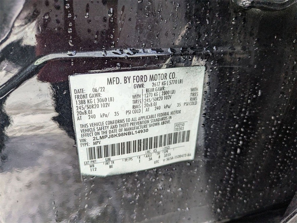 2022 Lincoln Nautilus Reserve