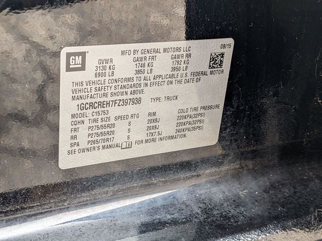 2015 Chevrolet Silverado 1500 1LT