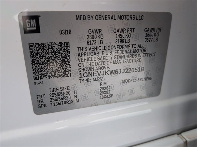 2018 Chevrolet Traverse Premier