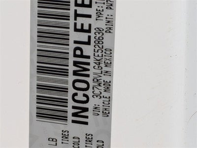 2019 RAM ProMaster 3500 Cutaway Low Roof