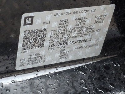 2018 Chevrolet Silverado 1500 LT LT2