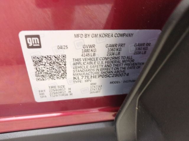 2025 Chevrolet Trax LT