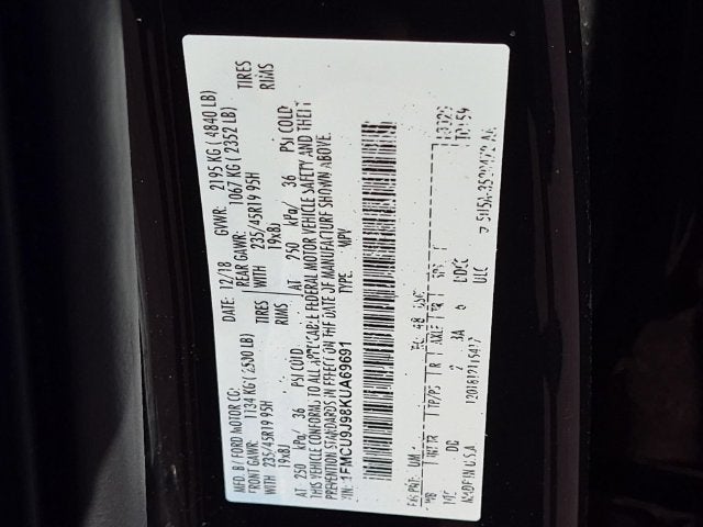 2019 Ford Escape Titanium