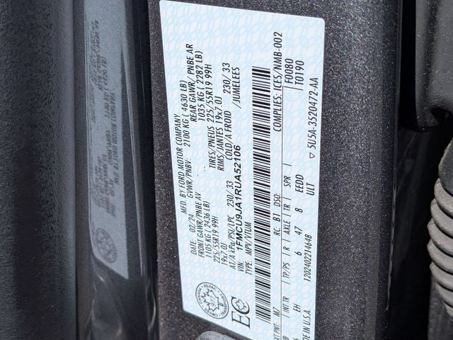 2024 Ford Escape Platinum