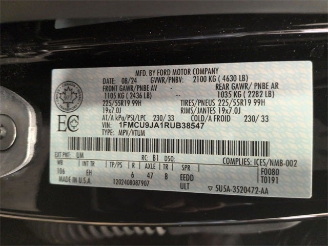 2024 Ford Escape Platinum