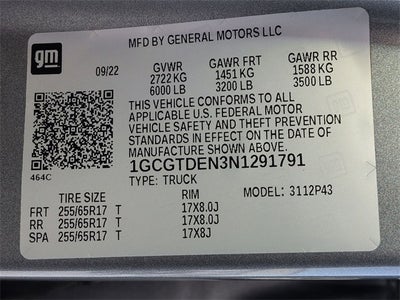 2022 Chevrolet Colorado Z71 Z71