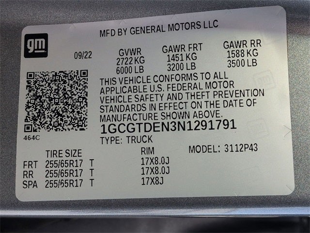 2022 Chevrolet Colorado Z71 Z71