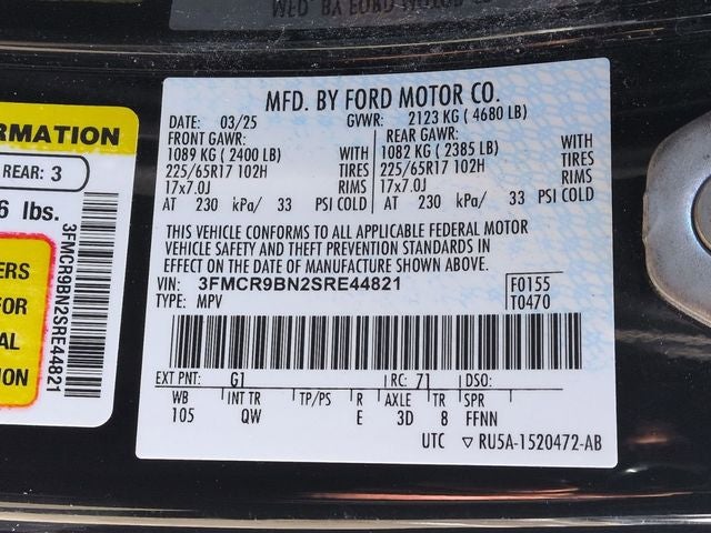 2025 Ford Bronco Sport Big Bend