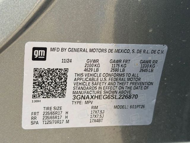 2025 Chevrolet Equinox LT