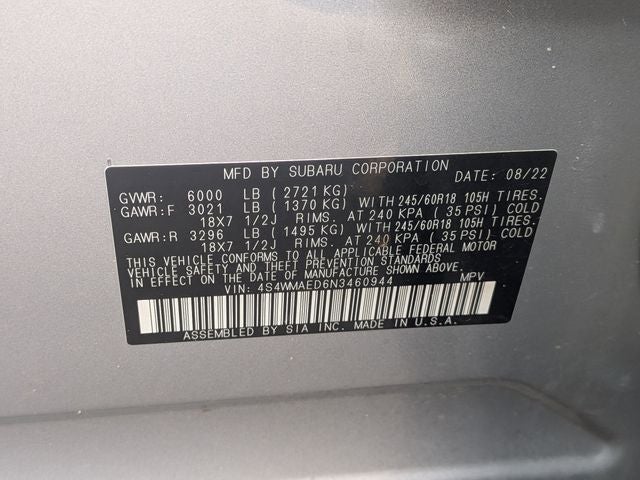 2022 Subaru Ascent Premium