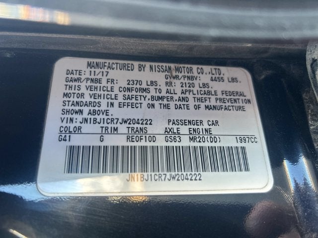 2018 Nissan Rogue Sport SV