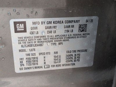 2020 Chevrolet Trax LS