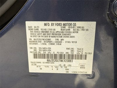 2021 Ford EcoSport SE