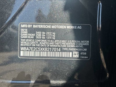 2019 BMW 7 Series 740i
