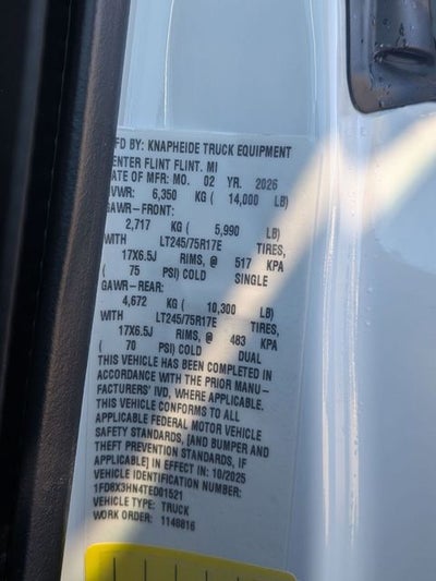 2026 Ford F-350SD XL DRW