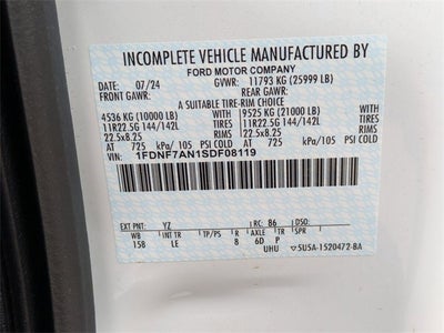 2025 Ford F-750 10' CHRYSTEEL DUMP FULL HYDROLIC