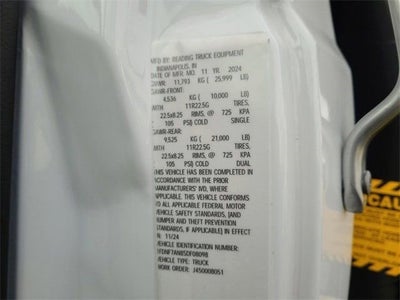 2025 Ford F-750SD 10' CHRYSTEEL DUMP FULL HYDROLIC