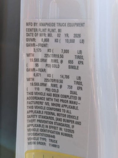 2026 Ford F-550SD XL DRW