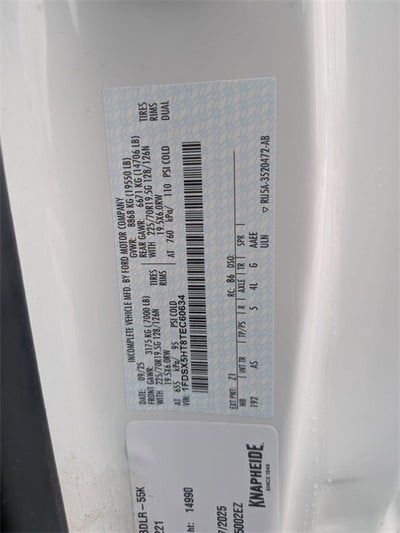 2026 Ford F-550SD 11' Knapheide aluminum crane body DRW