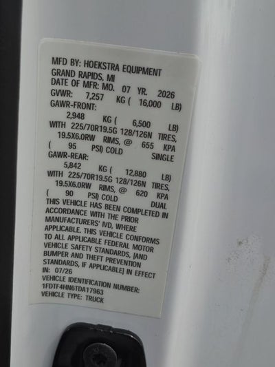 2026 Ford F-450SD XL DRW