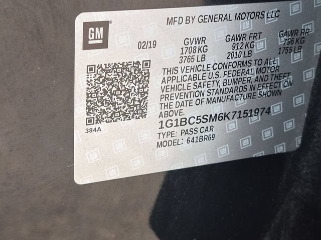 2019 Chevrolet Cruze LS