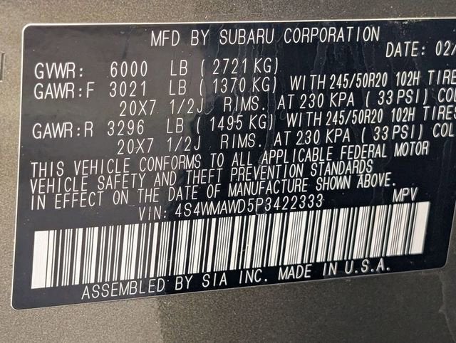 2023 Subaru Ascent Touring 7-Passenger