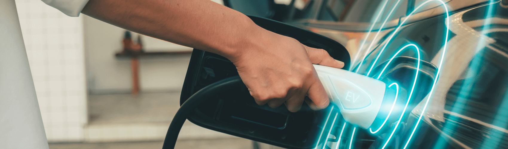 Plugging in a Ford Electric Vehicle