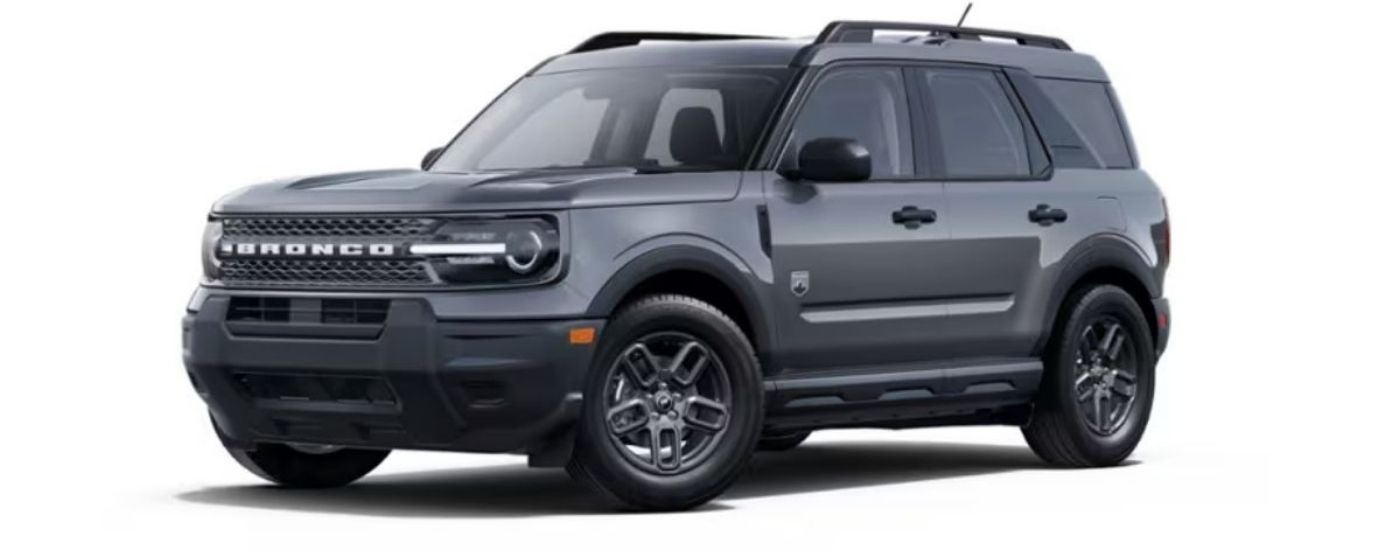 Grey 20255 Ford Bronco Sport angled left