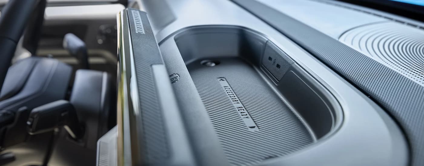 Dashboard cutout in 2025 Ford Bronco Sport